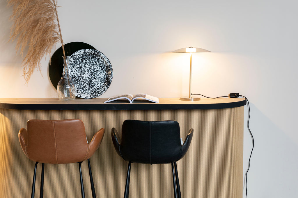 Float - Lampe De Table - Verre - Doré