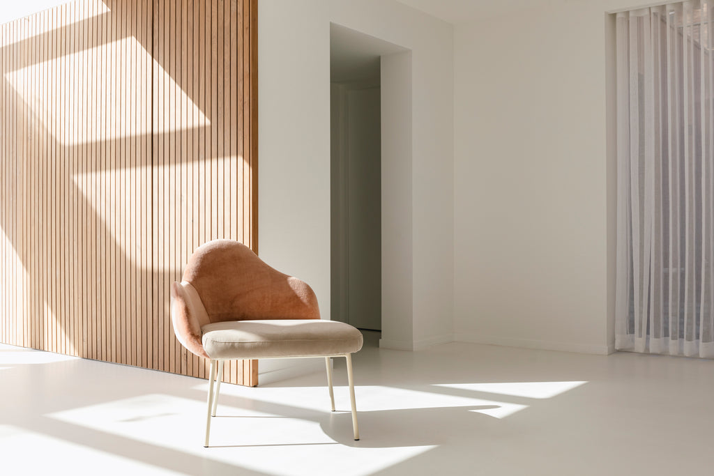 Friuli - Lounge Armchair - Fabric - Pink