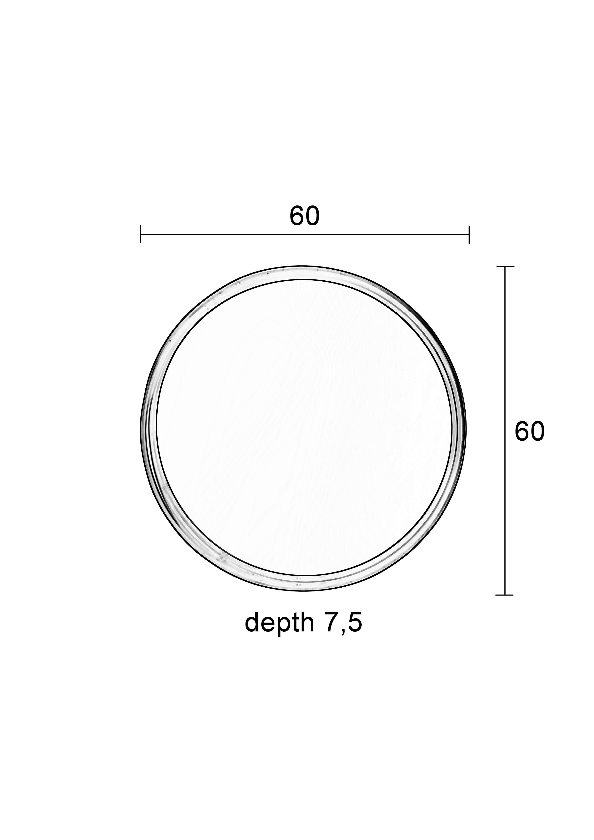 Medium Raj - Mirror - Steel - Black