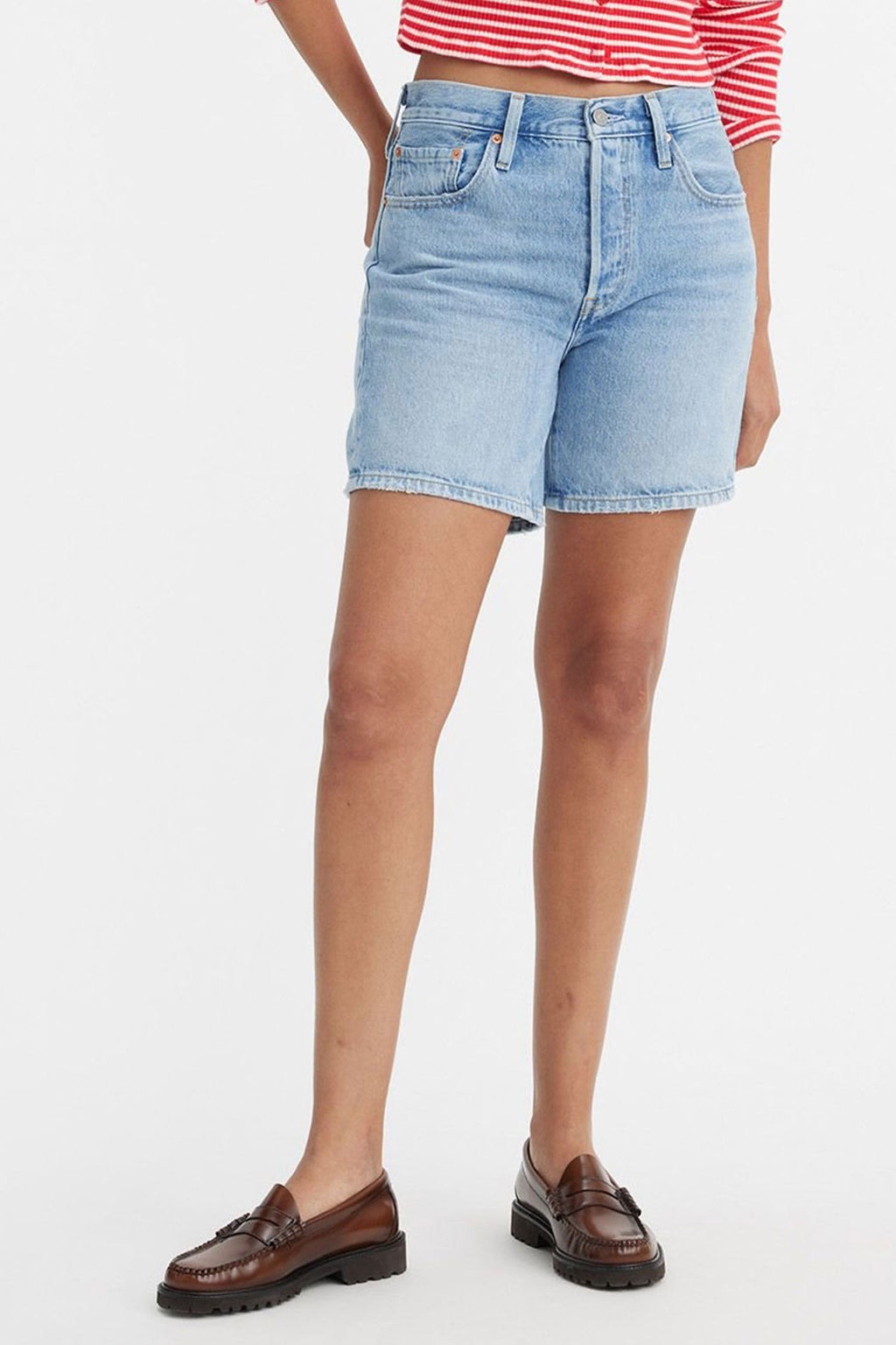 Levi'S Women'S 501 Mid Thigh Activ Coll Skystretch Woven Cargo Pant, Ojai Luxor Last Short, 23