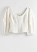 La Clare Blouse - White - Women
