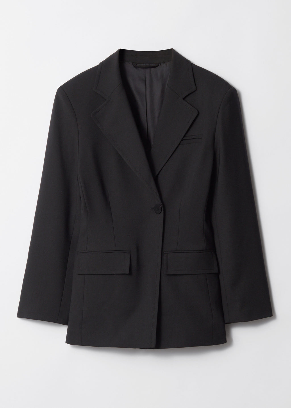 Pa Jill Solid Blazer - Black