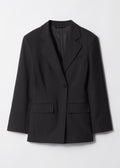 Pa Jill Solid Blazer - Black
