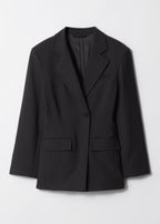 Pa Jill Solid Blazer - Black