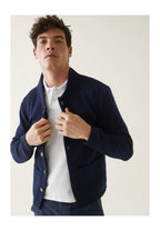 Gilet Eloi En Maille - Marine