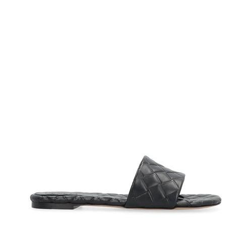 Mules En Cuir Bottega Veneta Amy - Femme - Black
