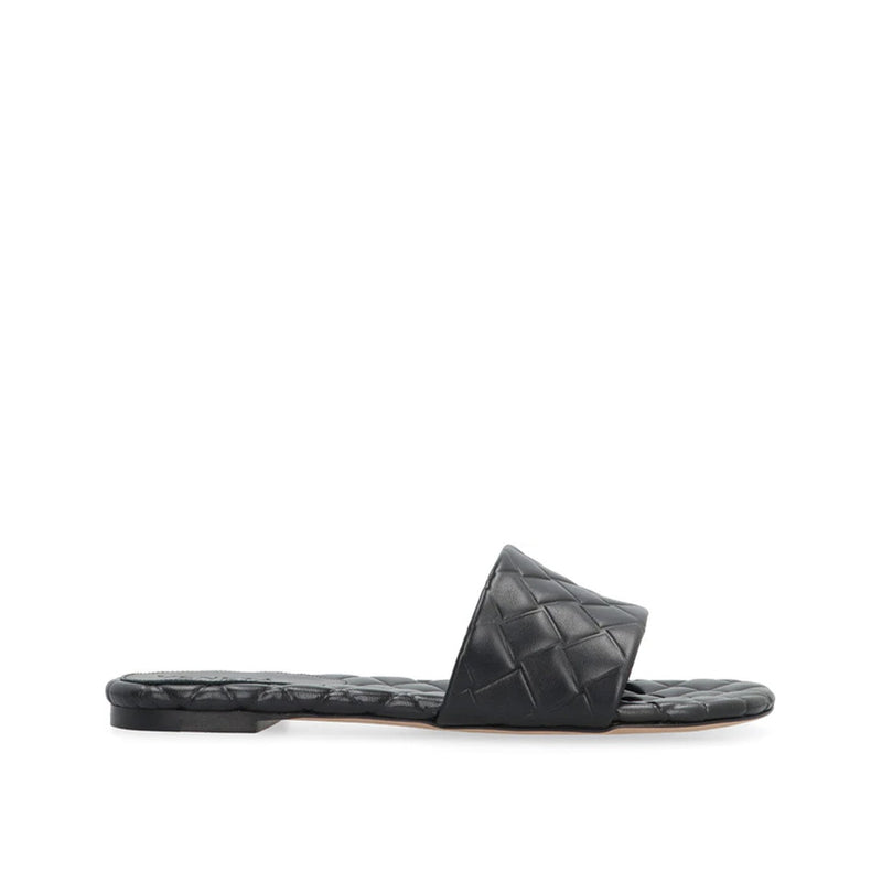 Mules - Bottega Veneta Amy Leather - Black