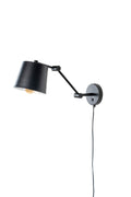 Hajo - Applique Murale - Fer - Noir