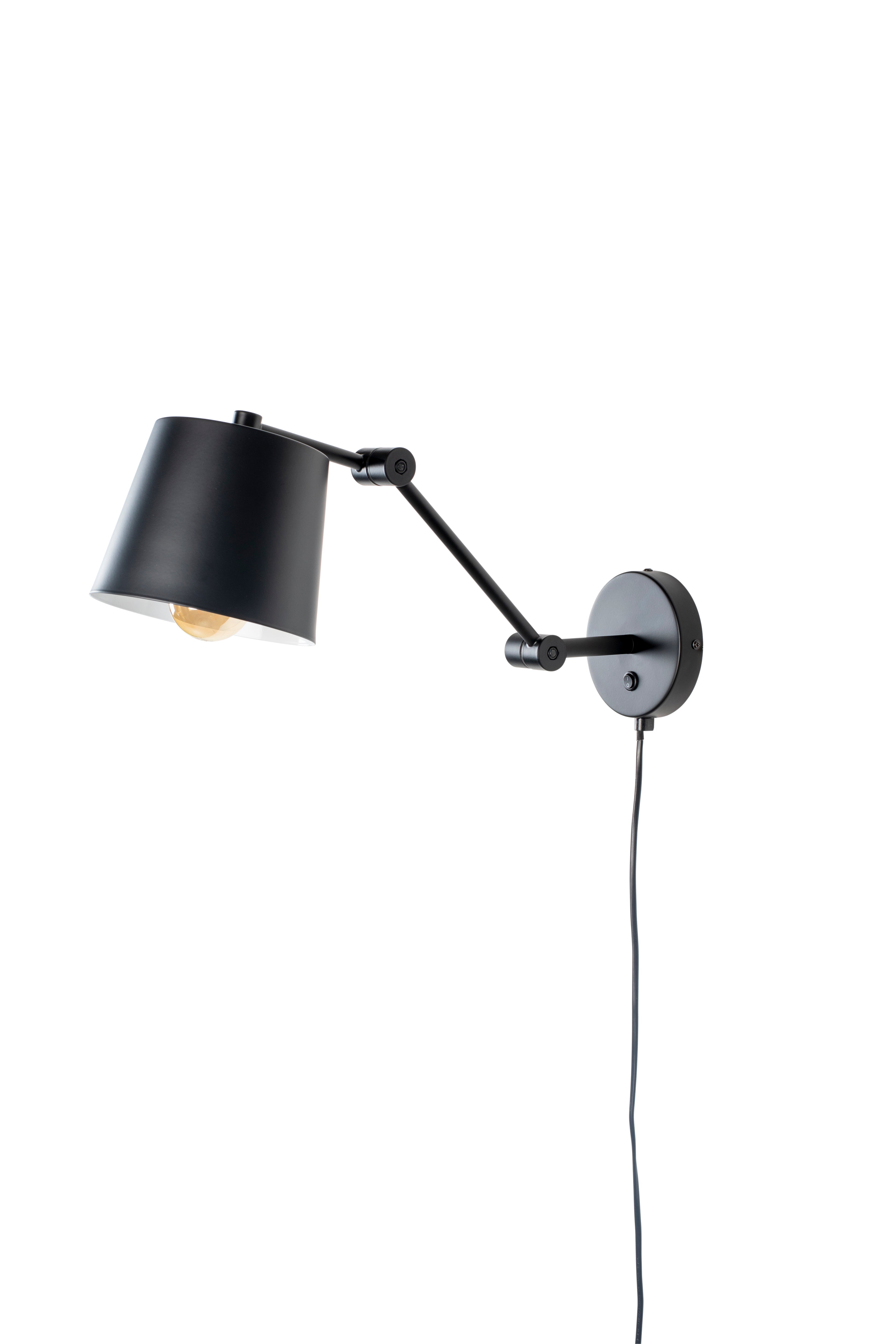 Hajo - Applique Murale - Fer - Noir