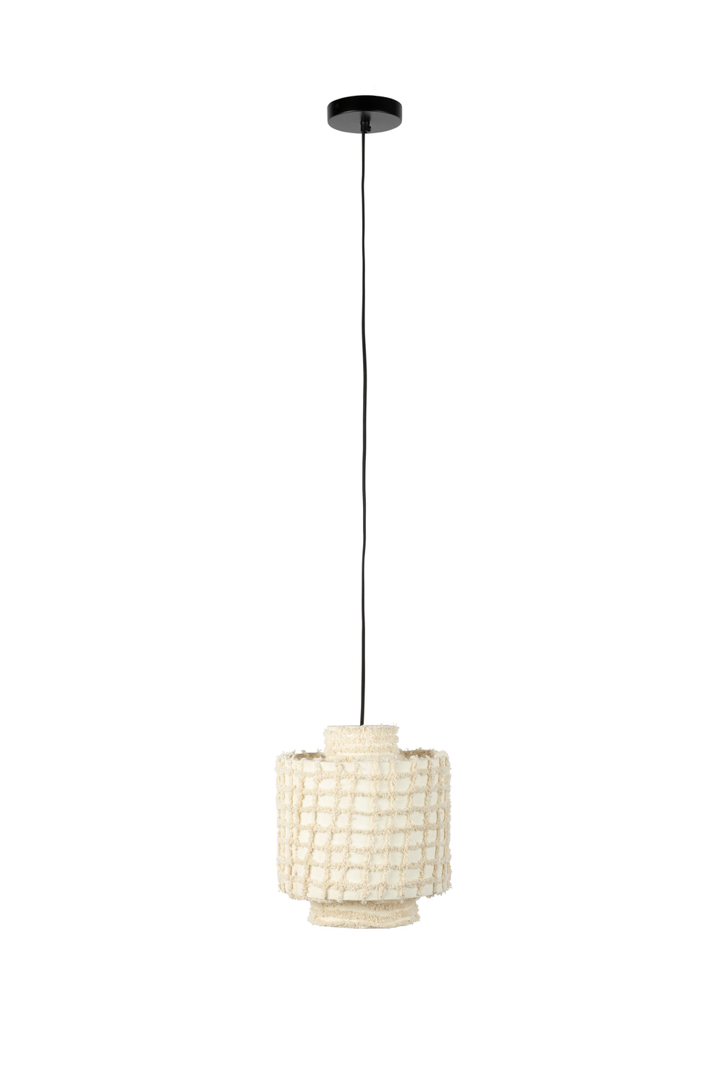 Arjun Large - Pendant light - Cotton - Beige