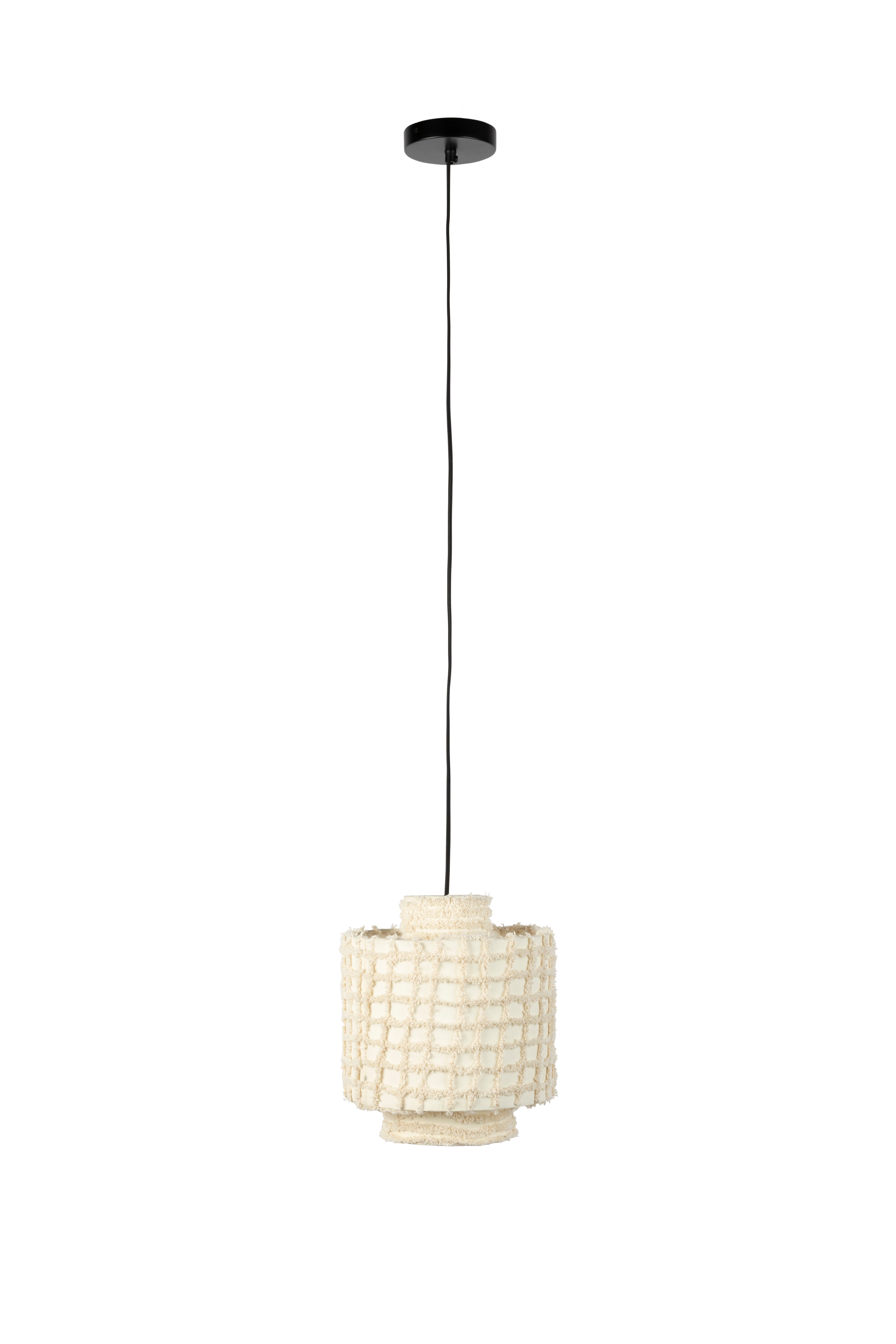 Arjun Large - Pendant light - Cotton - Beige