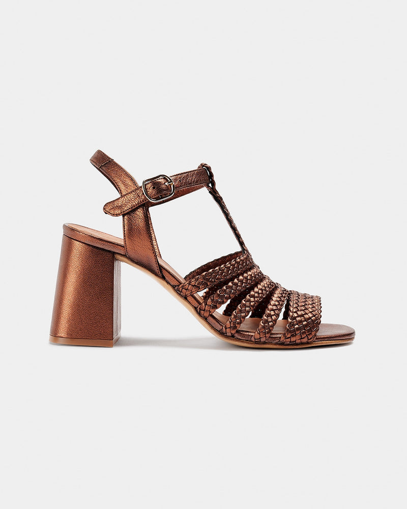 Sandales Julie Cobre Metalizado