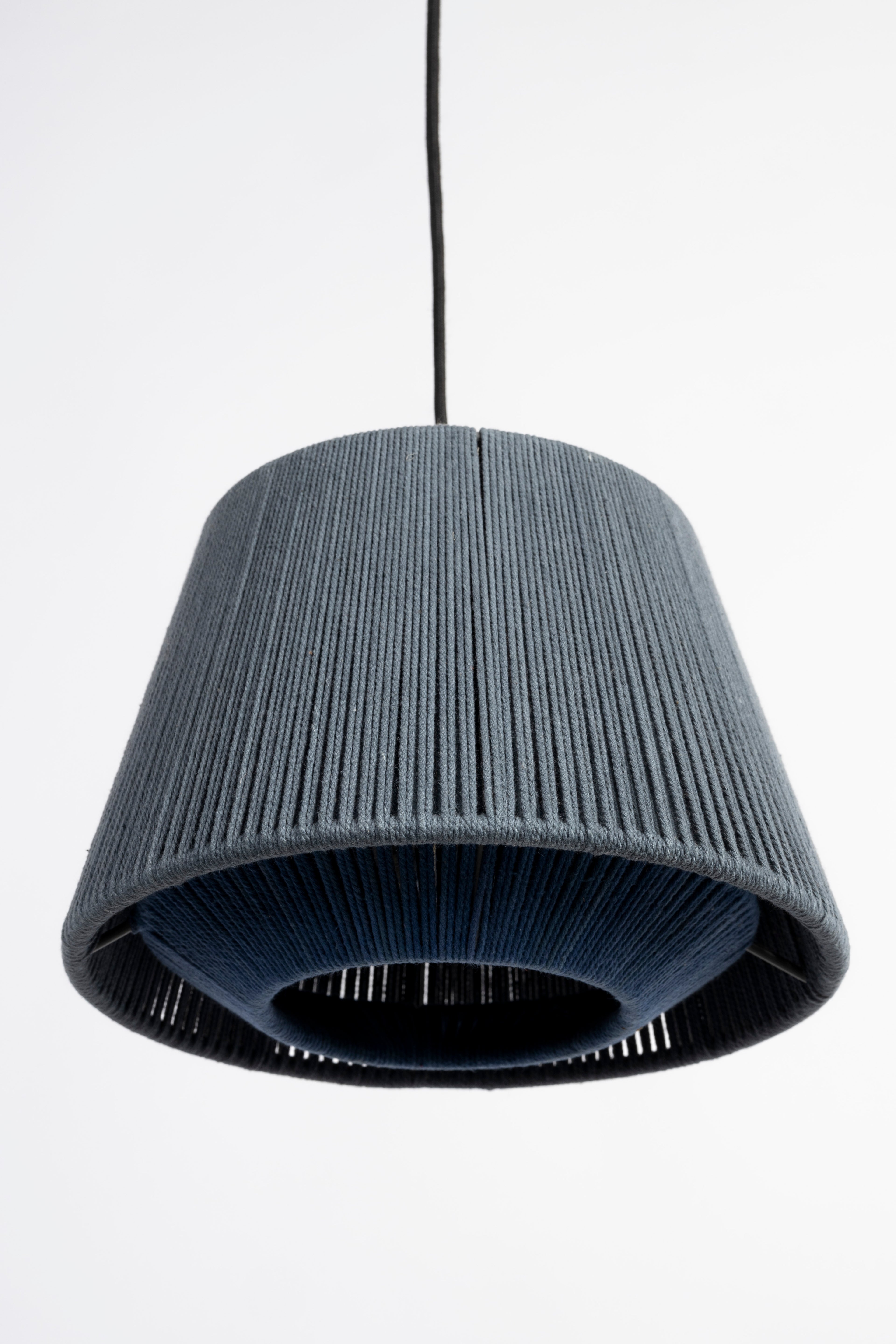 Yumi - Pendant light - Polyester - Blue
