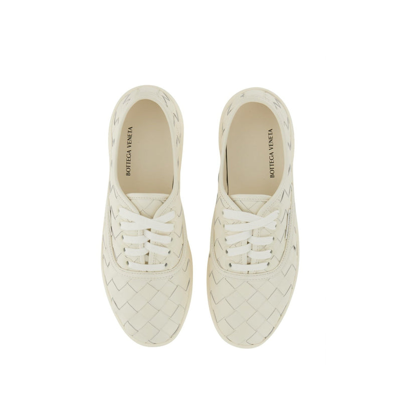 Sneakers - Bottega Veneta Intrecciato Leather - White