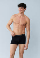 Lot De 5 Boxers Noir En Coton - Boxers Noir