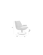 Jax Bouclé - Lounge Armchair - Fabric - Ochre/Brown