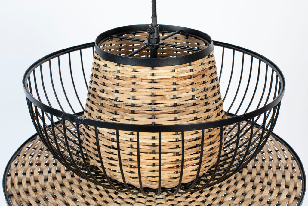 Carmen L - Pendant Lamp - Metal - Black