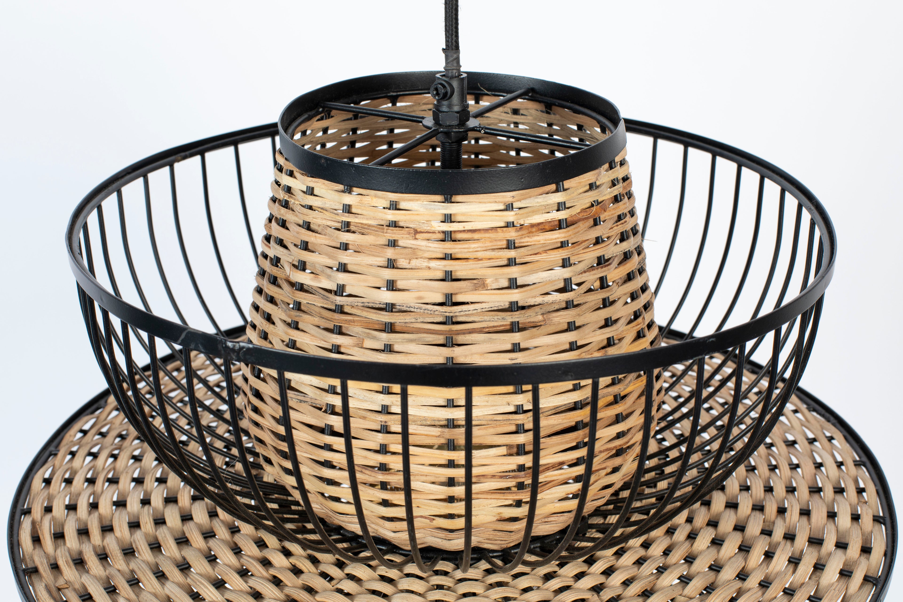 Carmen L - Pendant Lamp - Metal - Black
