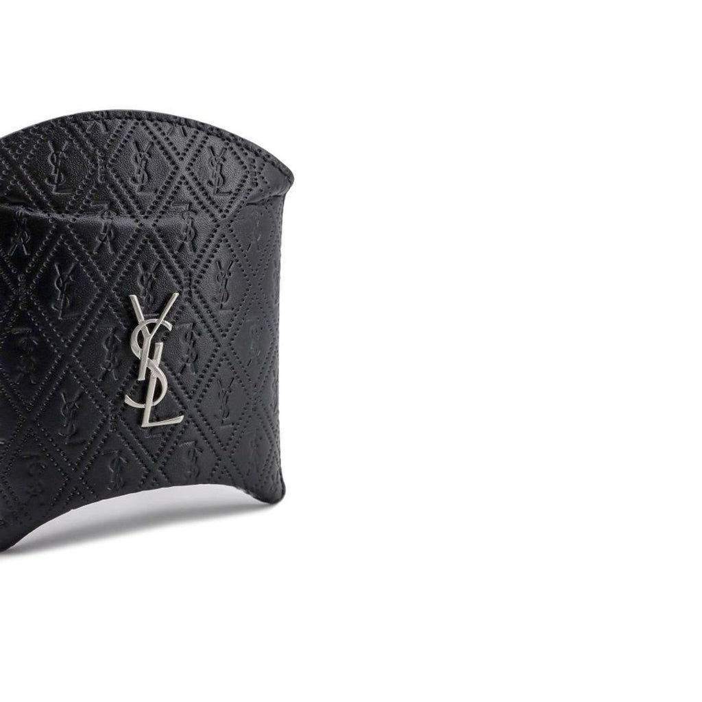 Saint Laurent - Funda para Airpods Cassandre - Hombres - Negro