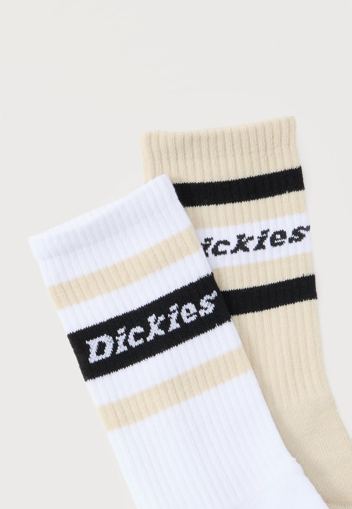 Dickies Genola Men'S Socks, 2 Pairs, Stone Color, 43-46 Eu, Comfortable Design, Breathable Material - Stone