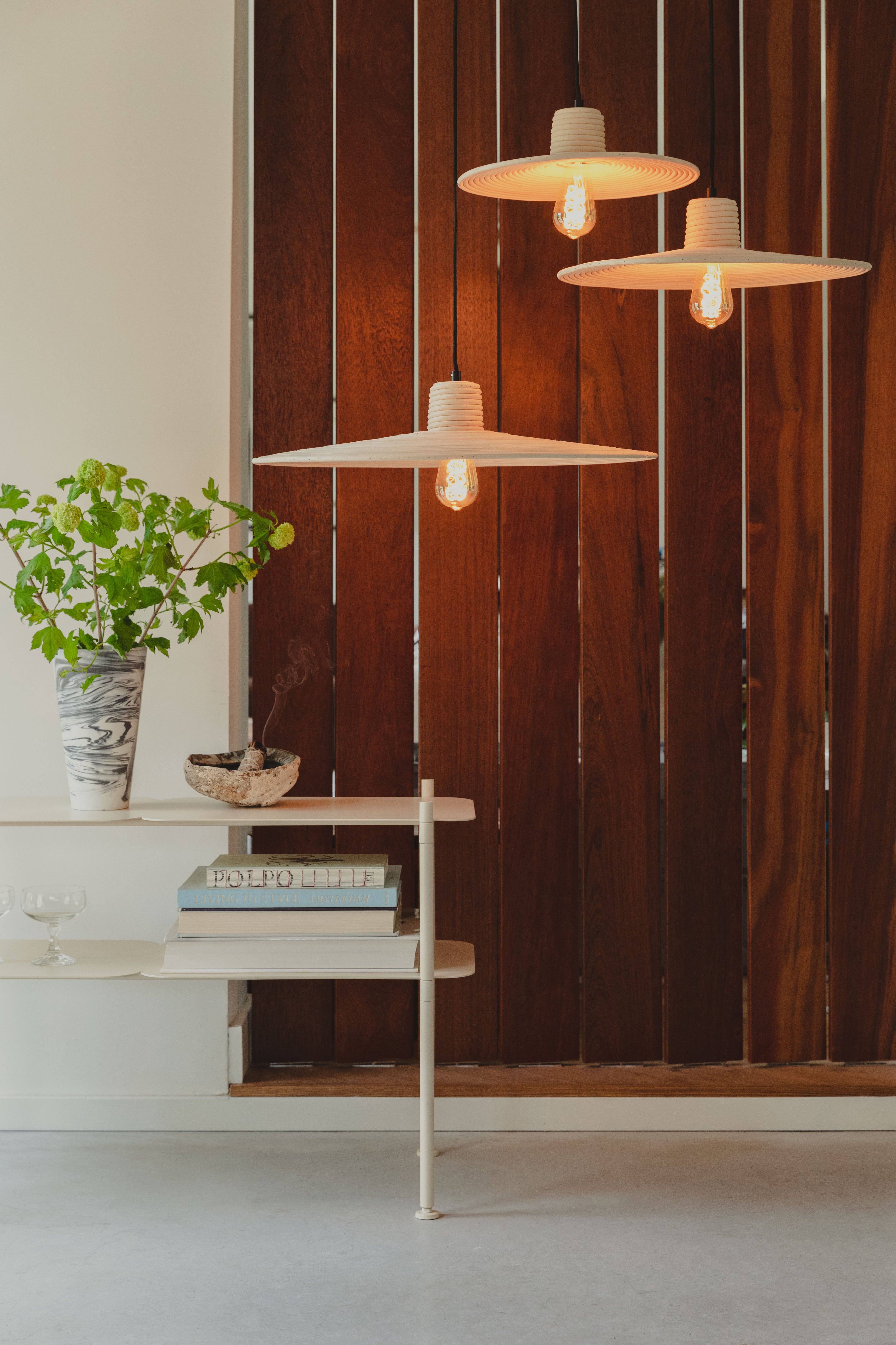 River L - Shelf - Iron - Rice/Beige