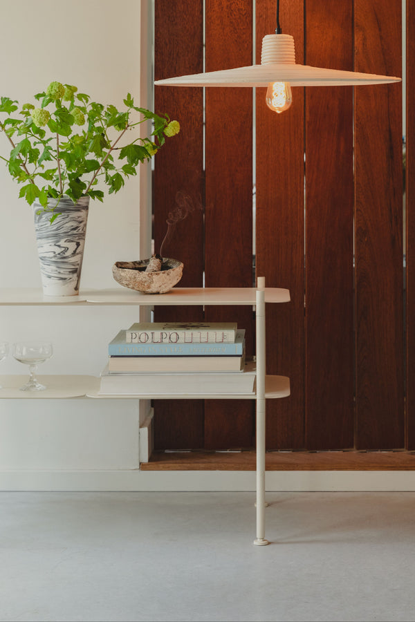River L - Shelf - Iron - Rice/Beige
