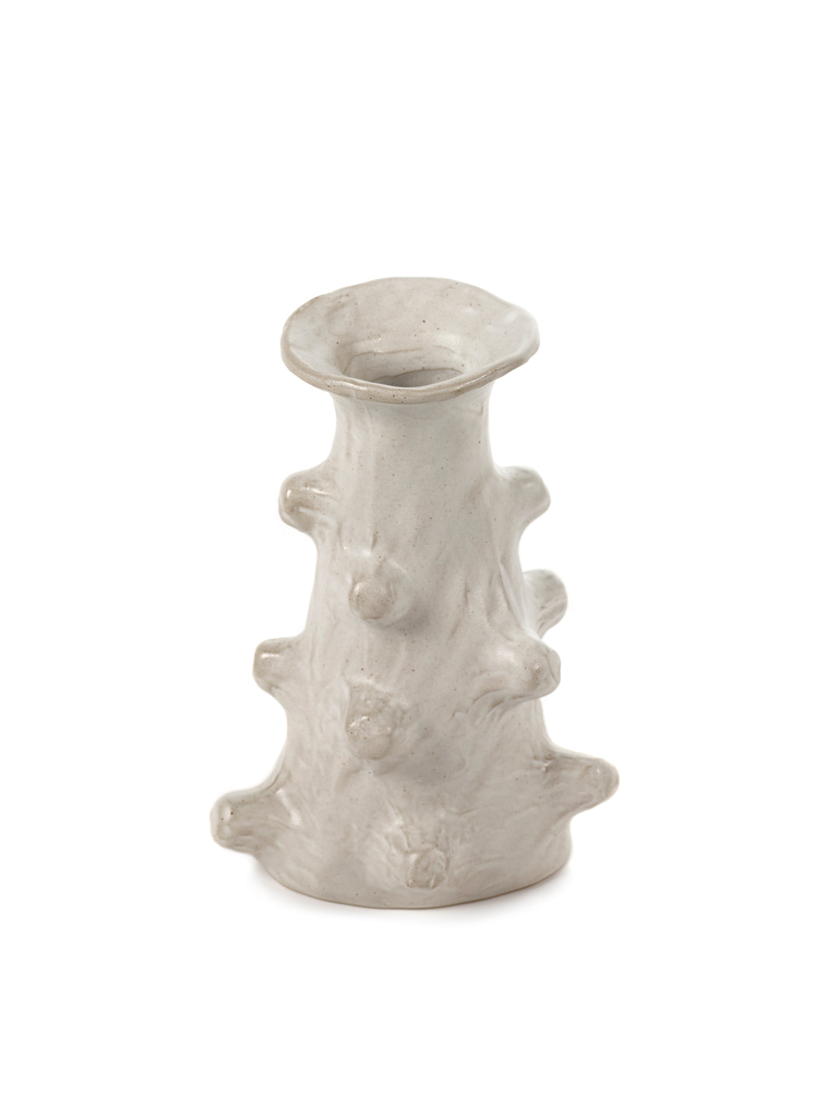 Marie Billy - Vase 03 - S - Grès - Blanc