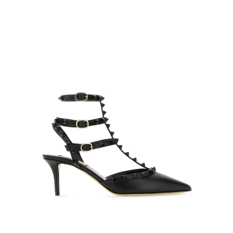 Escarpins - Valentino Garavani Patent Rockstud - Black