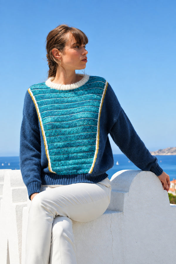 Pull Petra Foncé Tahiti