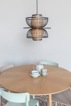 Carmen L - Pendant Lamp - Metal - Black