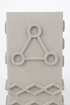 Graphic Carré - Vase - Concrete - Gray