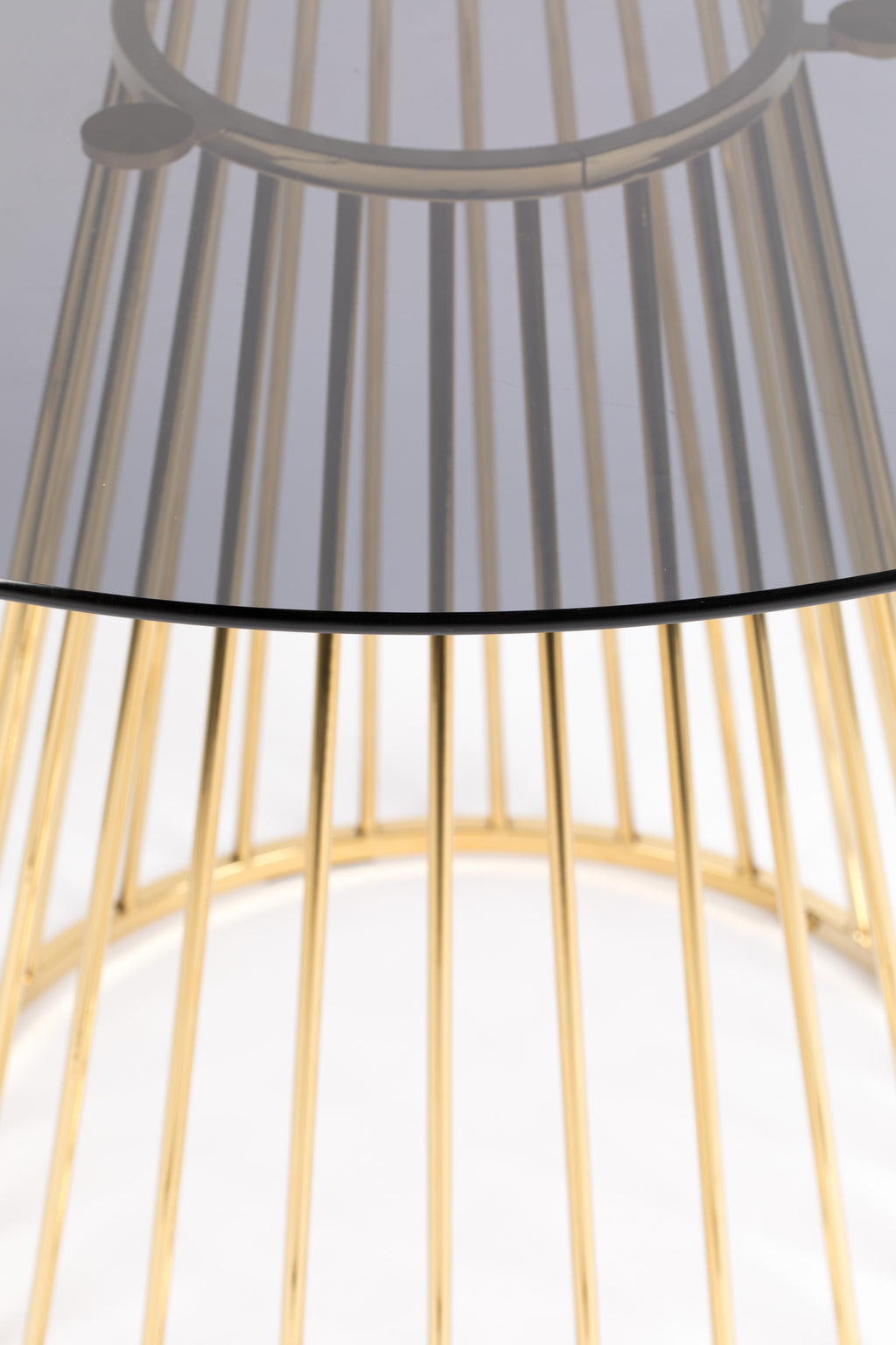 Floris - Dining Room Table - Glass - Gold