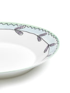 Midnight Flowers - Lot De 2 Assiettes Creuses - S - Porcelaine Bone China - Blossom Milk