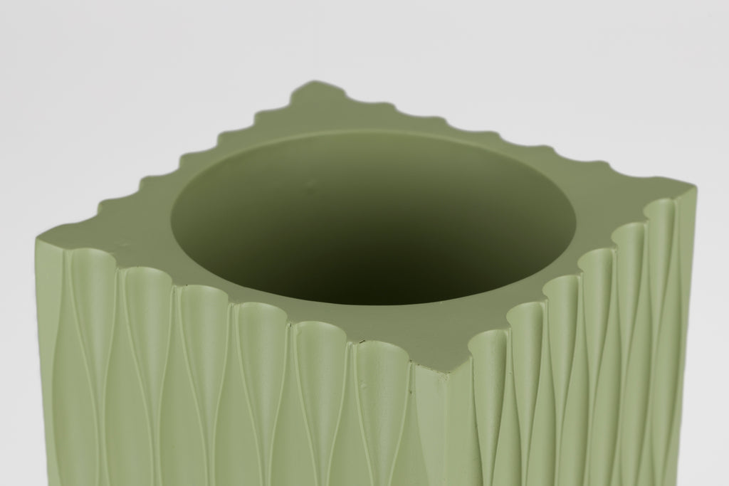 Riley - Vase - Resin - Stone Green
