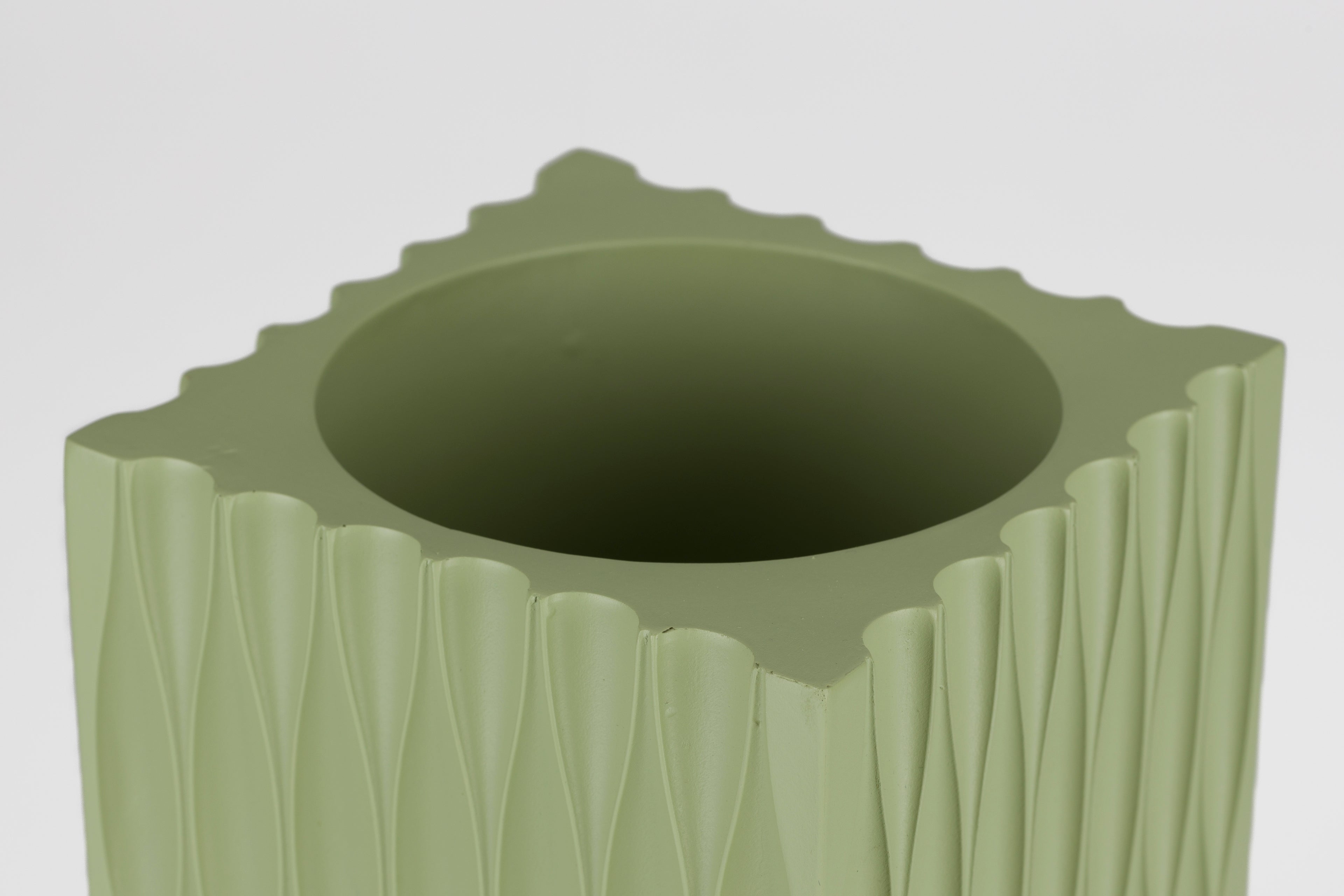 Riley - Vase - Resin - Stone Green