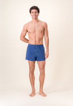Caleçon Fredo En Jersey De Coton - Bleu Acier