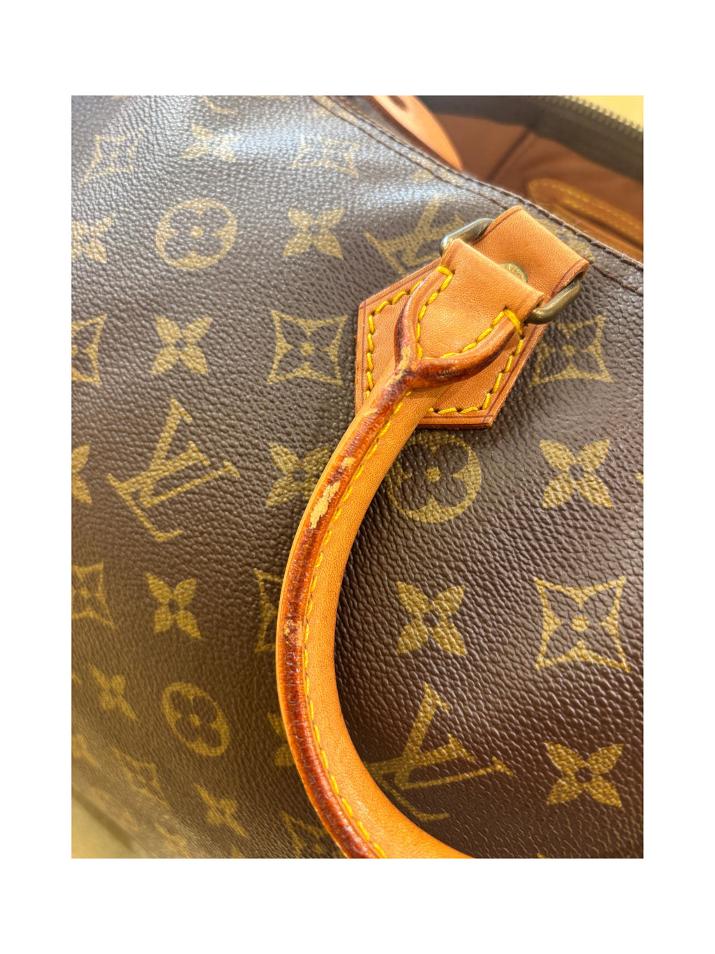 Sac À Main Louis Vuitton Speedy Bandouliere 40 Toile - Marron