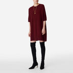 Bleuet Dress - Bordeaux