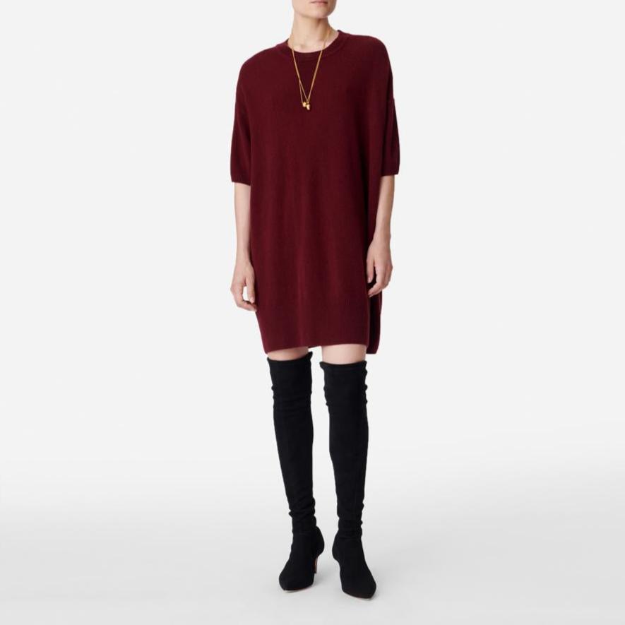 Bleuet Dress - Bordeaux