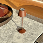 9 Emily Rust Table Lamps + Charging Base