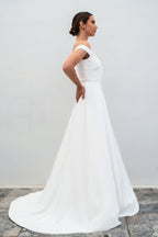 Robe De Mariée Aurore - Blanc Soie