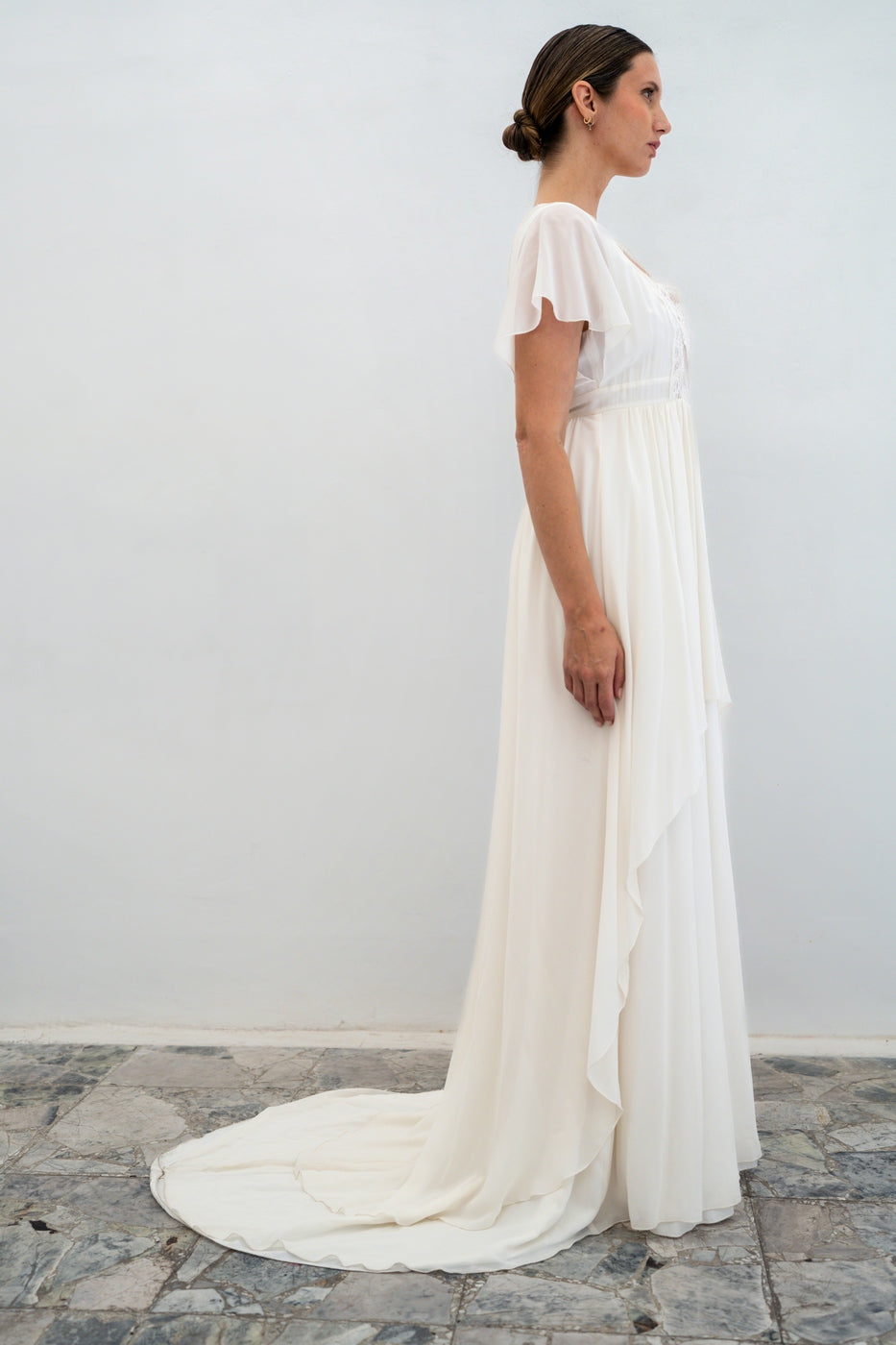 Suknia ślubna Swan – Jedwabna biel