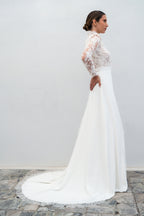 Abito Da Sposa Ingrid - Bianco Seta