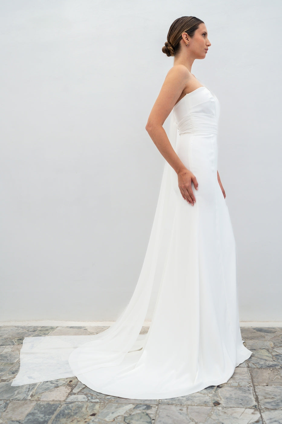 Ruby Wedding Dress - Silk White