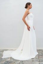 Ruby Wedding Dress - Silk White