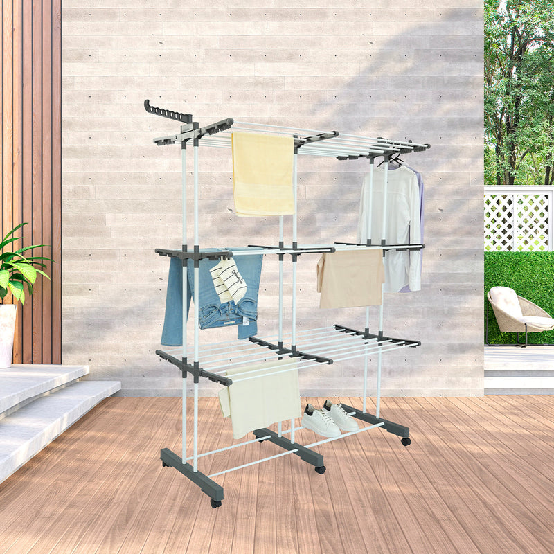 Séchoir À Linge Extensible Xxl Extra Niveaux