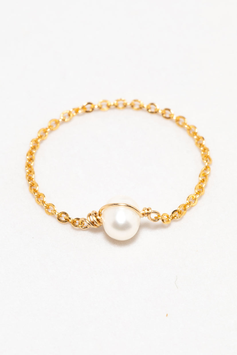 Bague Chaînette Stella - Perle De Culture