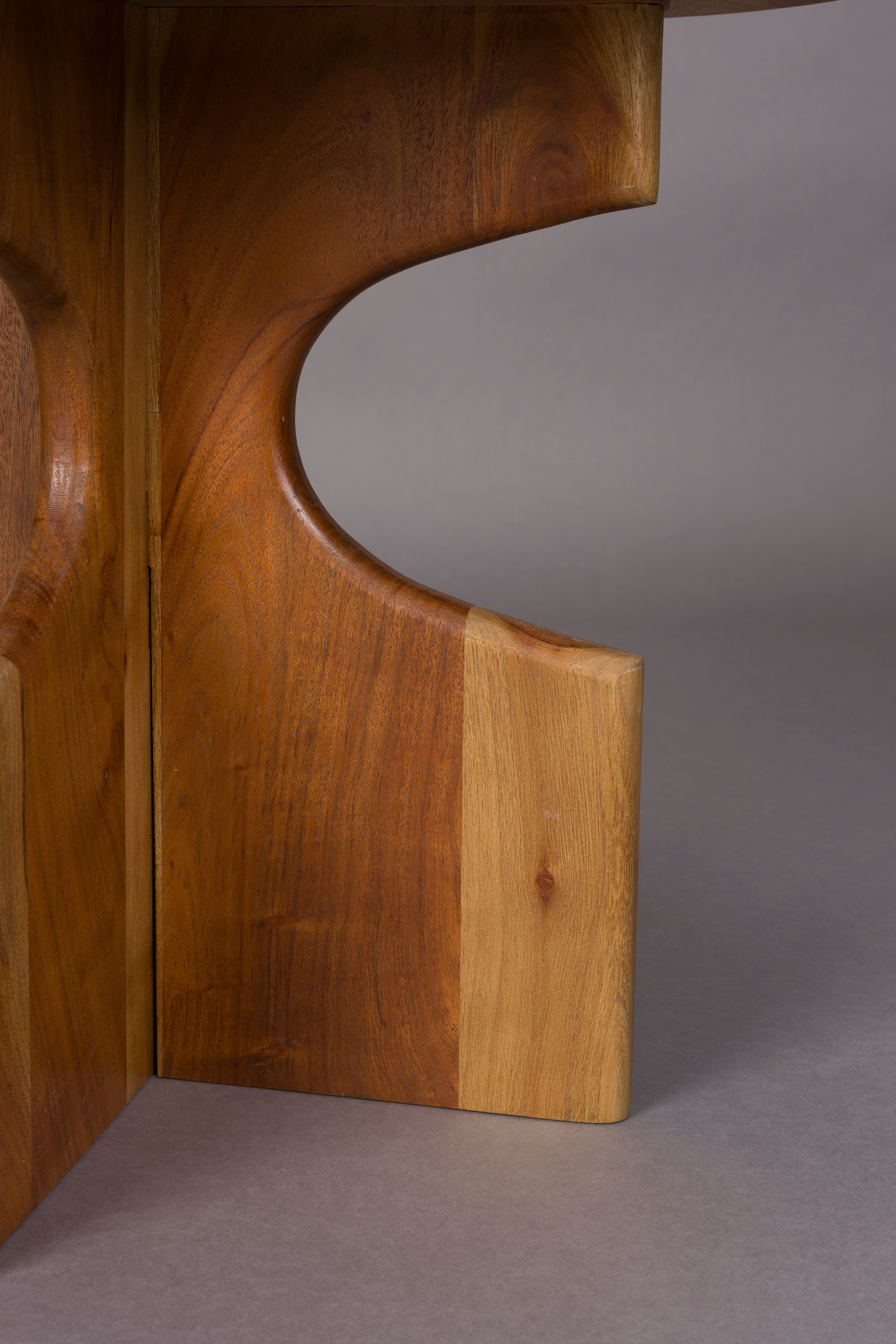Morgan - Side Table - Acacia Wood - Brown