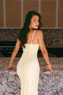 Diamond Patchwork Dress - Yellow