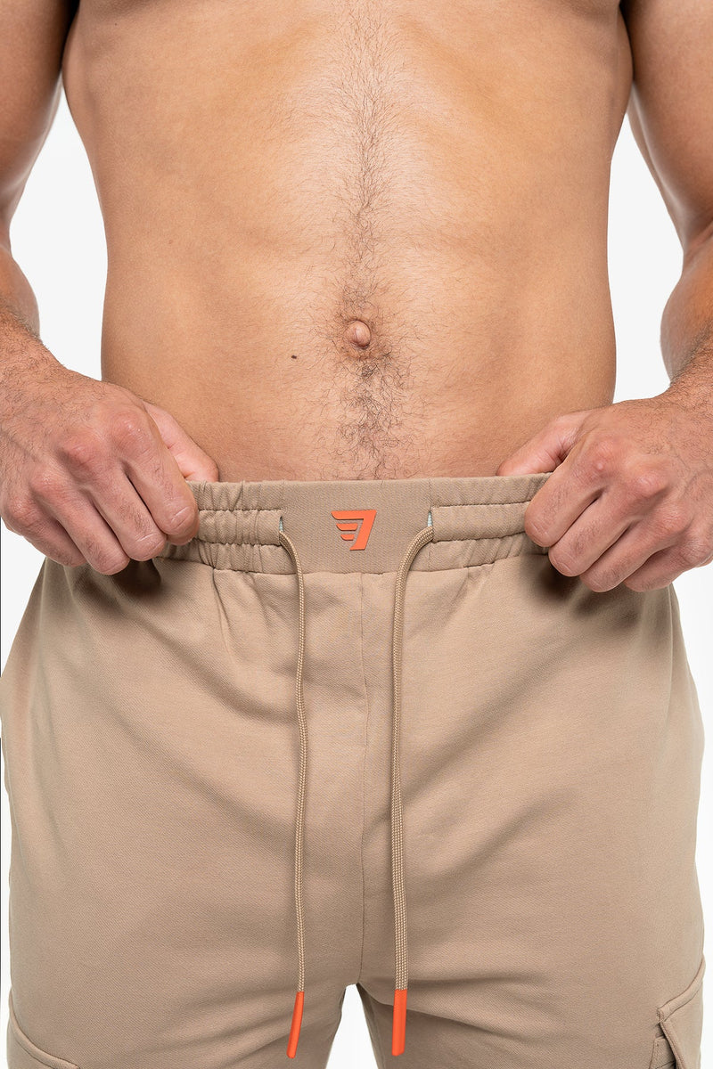 Jogger Cargo Active Terry - Desert Taupe
